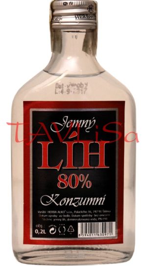 Líh Konzumní 80% 0,2l Jemný placatice Herba Alko